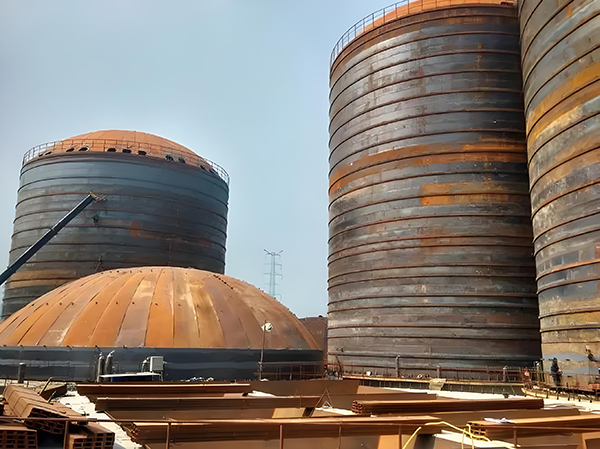 随县焦粉钢板仓